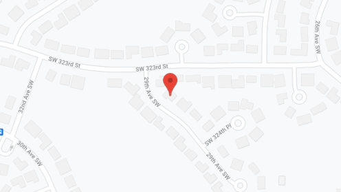 Map of the neighborhood around Marine View AFH