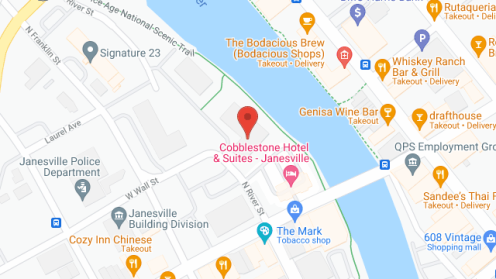 Map of the neighborhood around River Place