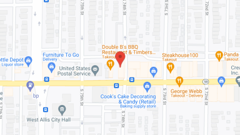 Map of the neighborhood around West Park Place, S.C.S.