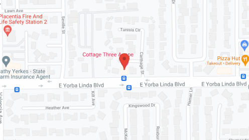 Map of the neighborhood around Agape Cottage III