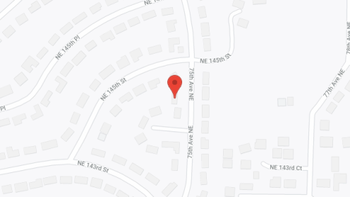 Map of the neighborhood around JoyTera Care Homes in Kirkland