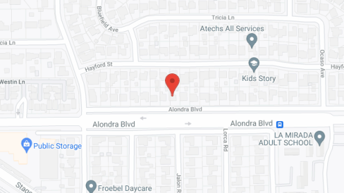 Map of the neighborhood around Alondra Manor Home