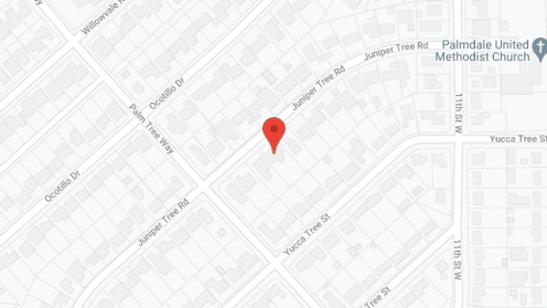 Map of the neighborhood around West Palmdale Manor