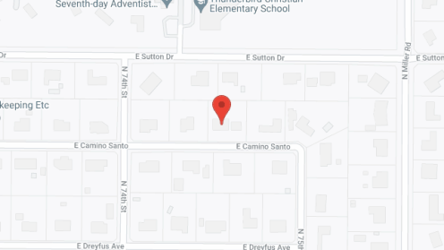 Map of the neighborhood around My Home Sweet Home in Scottsdale
