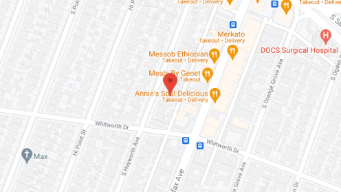 Map of the neighborhood around Olympia Retirement Home