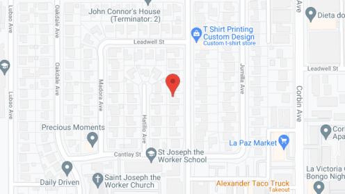 Map of the neighborhood around Bright Eyes VIII