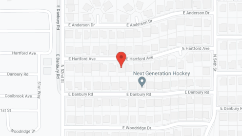 Map of the neighborhood around Sage House Hartford