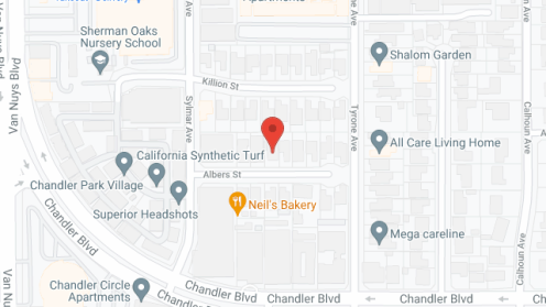Map of the neighborhood around Sherman Oaks Gardens II