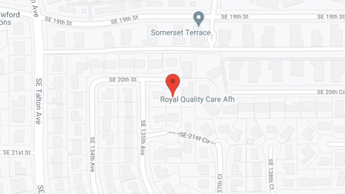 Map of the neighborhood around Royal Quality Care