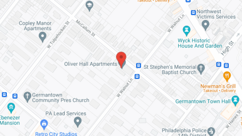 Map of the neighborhood around McCullum Place