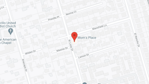Map of the neighborhood around Mom's Place