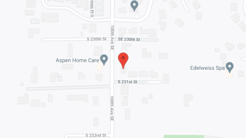 Map of the neighborhood around East Hill AFH