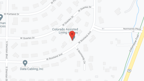 Map of the neighborhood around Colorado Assisted Living Homes LLC-Normandy