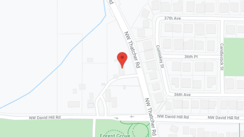 Map of the neighborhood around Silver Cloud AFH