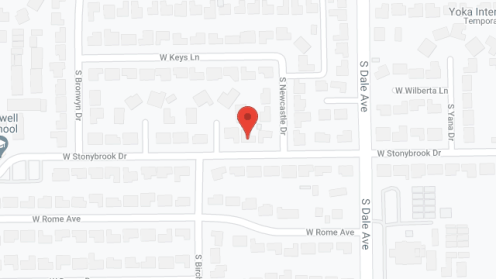 Map of the neighborhood around Mary's Golden Care