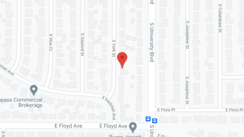 Map of the neighborhood around Mountain View Alternative Care 3