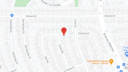 Map of the neighborhood around Angel's Haven