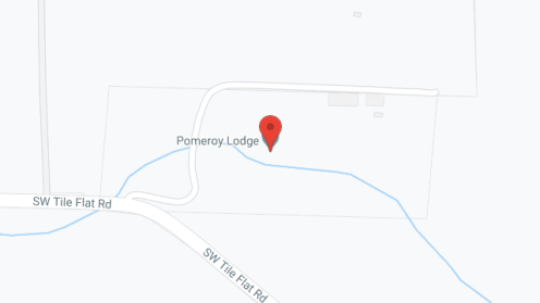Map of the neighborhood around Pomeroy Lodge