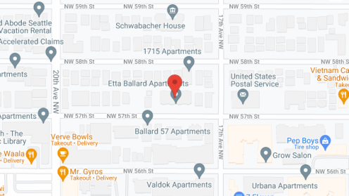 Map of the neighborhood around Etta Ballard