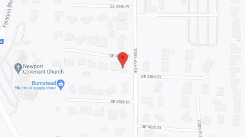 Map of the neighborhood around Enatai Manor and Somerset Gardens