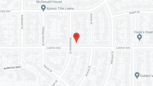 Map of the neighborhood around Loma Leisure Home II