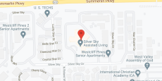 SilverSky Assisted Living in google map