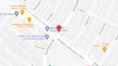 Map of the neighborhood around Culpepper Homes