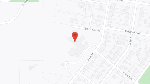 Map of the neighborhood around Miners' Colfax Medical Ctr