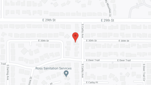 Map of the neighborhood around Autumn House