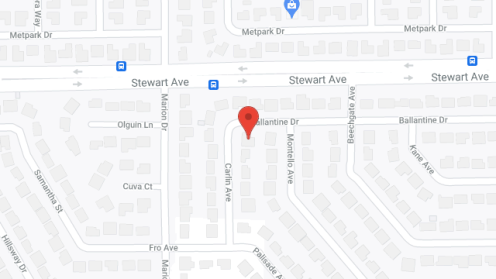 Map of the neighborhood around Sun Valley Care Home