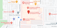 Sunrise Hospital and Medical Center in google map