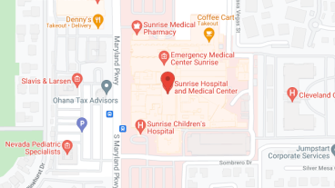 Sunrise Hospital and Medical Center in google map