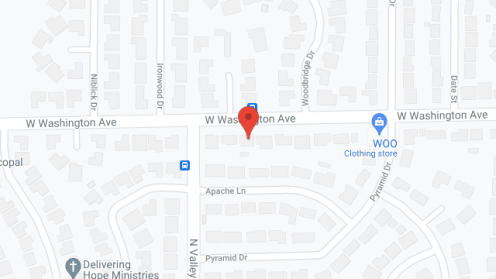 Map of the neighborhood around Washington Senior Guest House