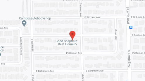 Map of the neighborhood around Good Shepherd Rest Home IV
