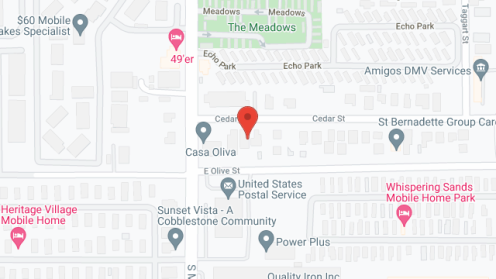 Map of the neighborhood around Good Shepherd Rest Home I