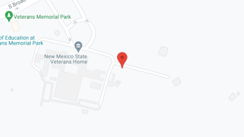 Map of the neighborhood around New Mexico State Veteran's Home