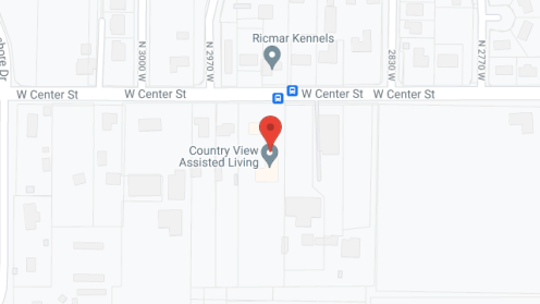Map of the neighborhood around Country View Assisted Living