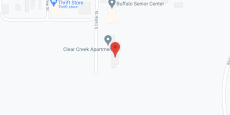 Clear Creek Apartments in google map