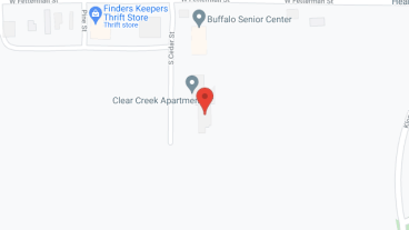 Clear Creek Apartments in google map