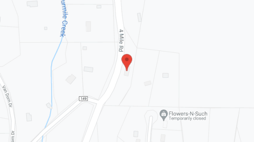 Map of the neighborhood around Creekside Assisted Living