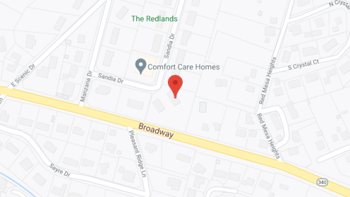 Map of the neighborhood around Comfort Care Homes