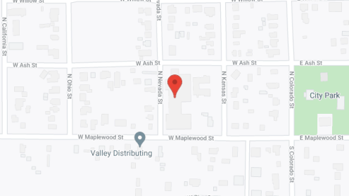 Map of the neighborhood around Walsh Health Care Ctr