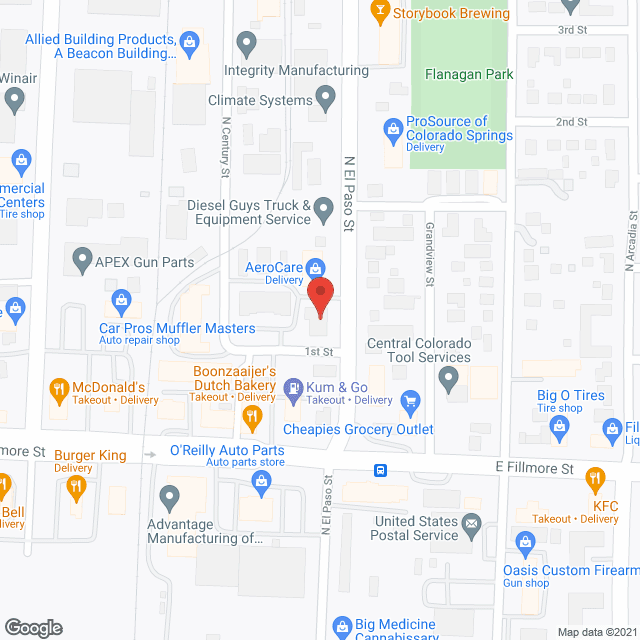 Colorado Spgs Snr Homes Inc in google map