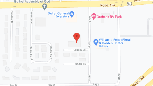 Map of the neighborhood around Legacy At Burlington