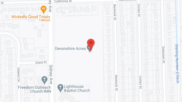 Devonshire Acres in google map