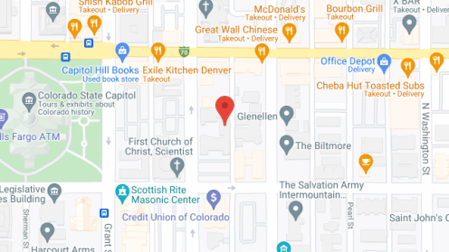 Map of the neighborhood around Olin Hotel Apartments