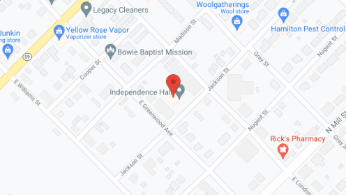 Map of the neighborhood around Independence Hall