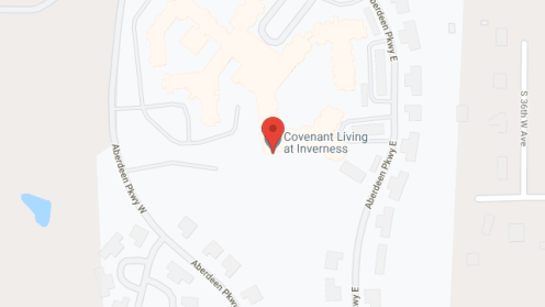Map of the neighborhood around Inverness Village