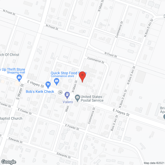 Mullican Care Center in google map