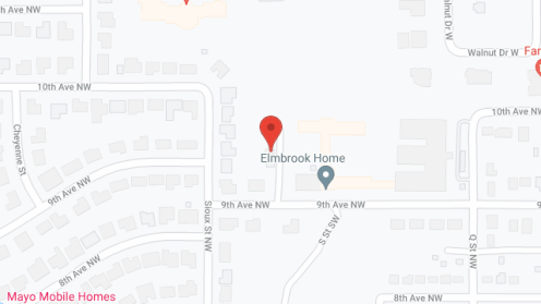 Map of the neighborhood around Elmbrook Home